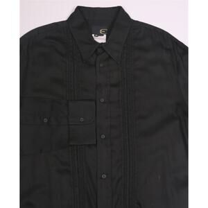 Just Cavalli Black Formal Button-Up Dress Shirt Eu 56 US Large